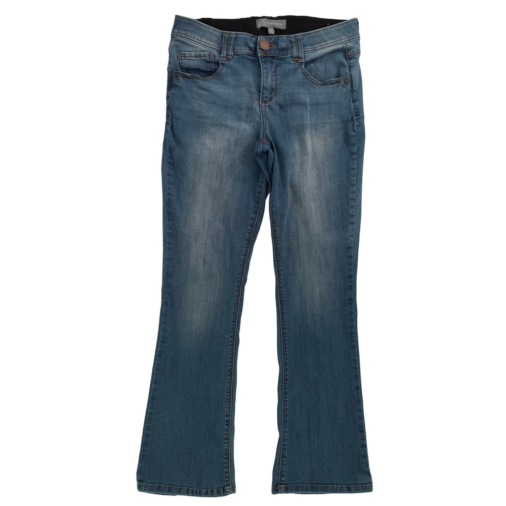 Wit & Wisdom Ab-solution Bootcut Jeans Medium Wash Blue Petite 6P LP1241F9FX
